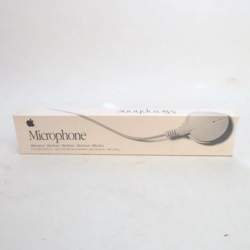 NEW VINTAGE 1991 APPLE COMPUTER MACINTOSH MICROPHONE 699-5098-A SEALED